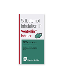 Ventorlin CFC Free Inhaler 100 mcg/18 mg