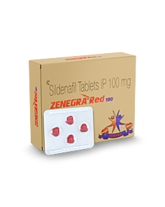 Zenegra Red 100 mg Tablet with Sildenafil