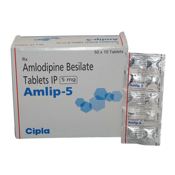 Amlip 5 mg with Amlodipine