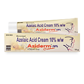 Aziderm Cream 10 % (15 gm) with Azelaic Acid