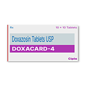 Doxacard 4 mg with Doxazosin Mesylate