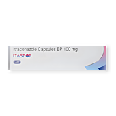 Itaspor 100 mg with Itraconazole