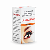 Lashgrow 3 ml with Bimatoprost Ophthalmic Solution