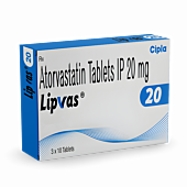 Lipvas 20 mg with Atorvastatin