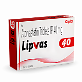 Lipvas 40 mg with Atorvastatin