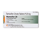 Mamofen 20 mg with Tamoxifen Citrate