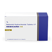 Nebicard 10 mg with Nebivolol