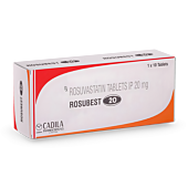Rosubest 20 mg with Rosuvastatin