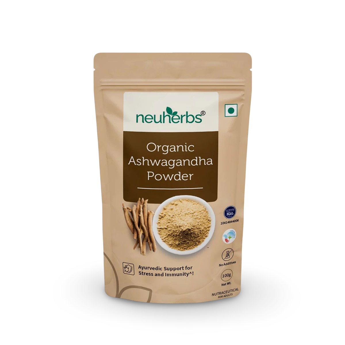 Neuherbs Organic Ashwagandha Powder - 100Gm